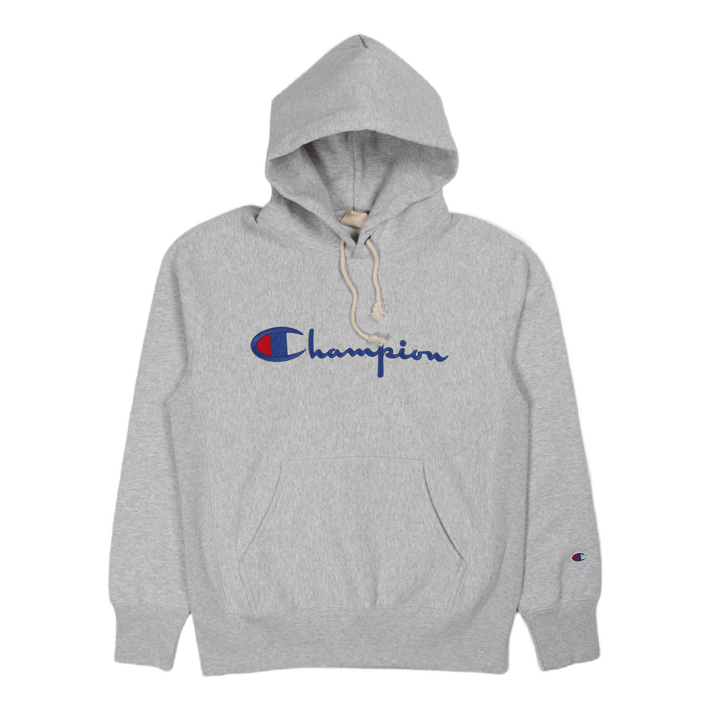 Champion Men's Big Script Hood Grey