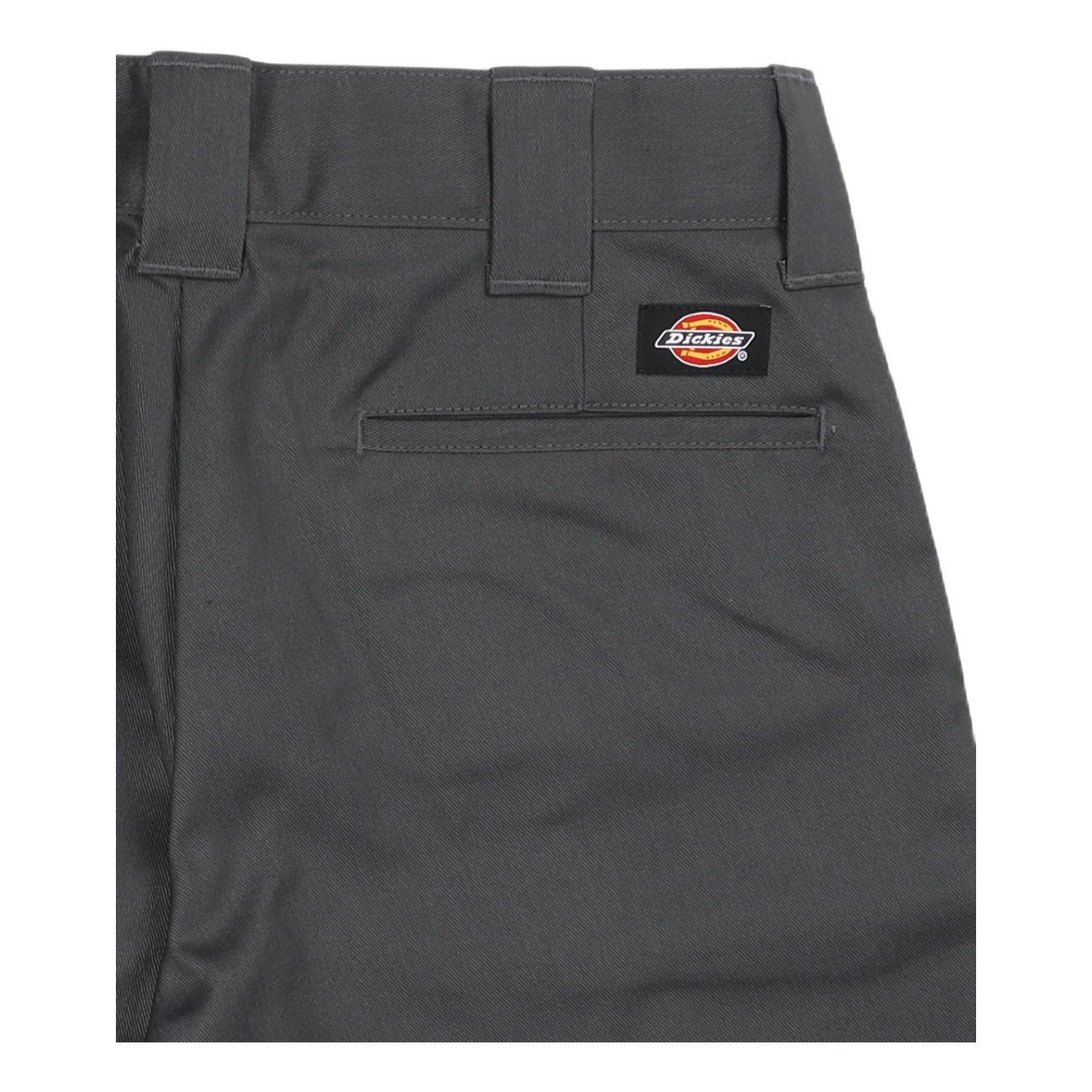 11´ Slim Straight Work Shorts Grey