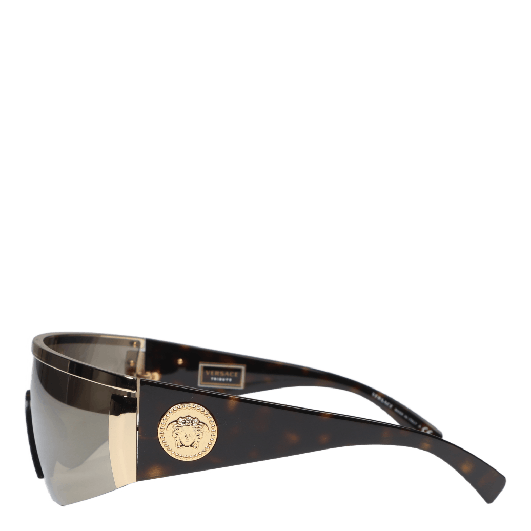 Versace Womens Sunglasses Gold Brown