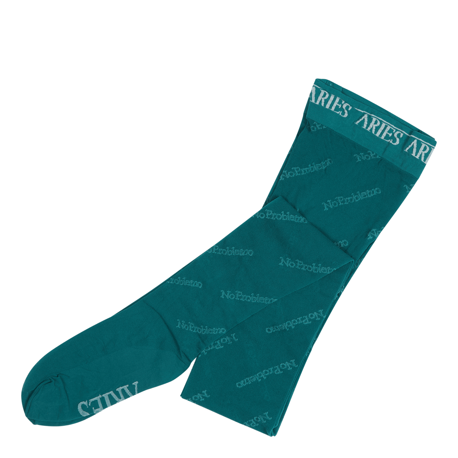 No Problemo Logo Tights Bottle Green