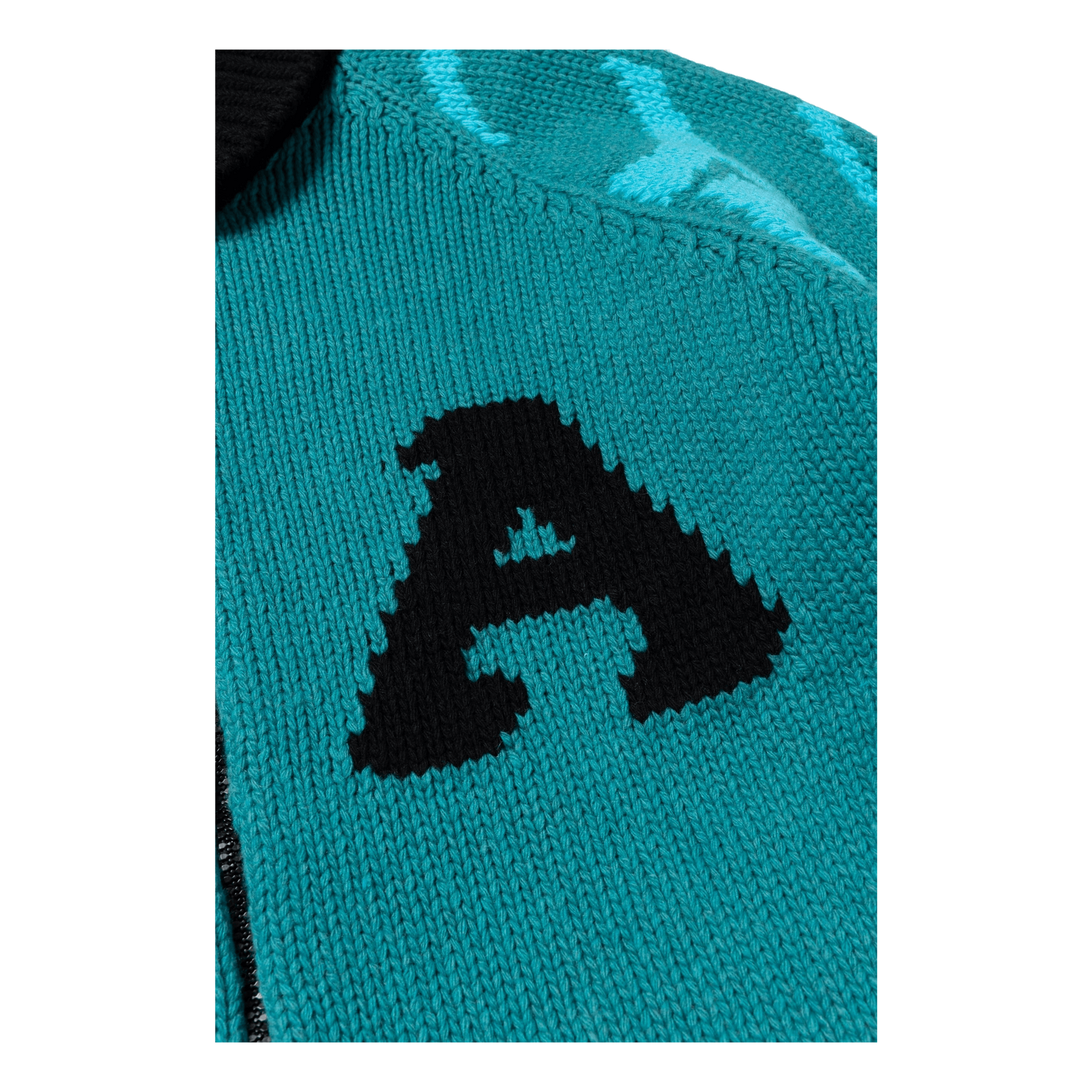 Varsity Zip Thru Knit Multi