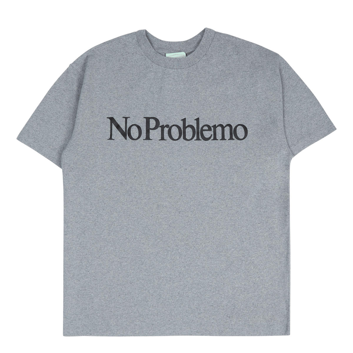 No Problemo Ss Tee Grey Marl