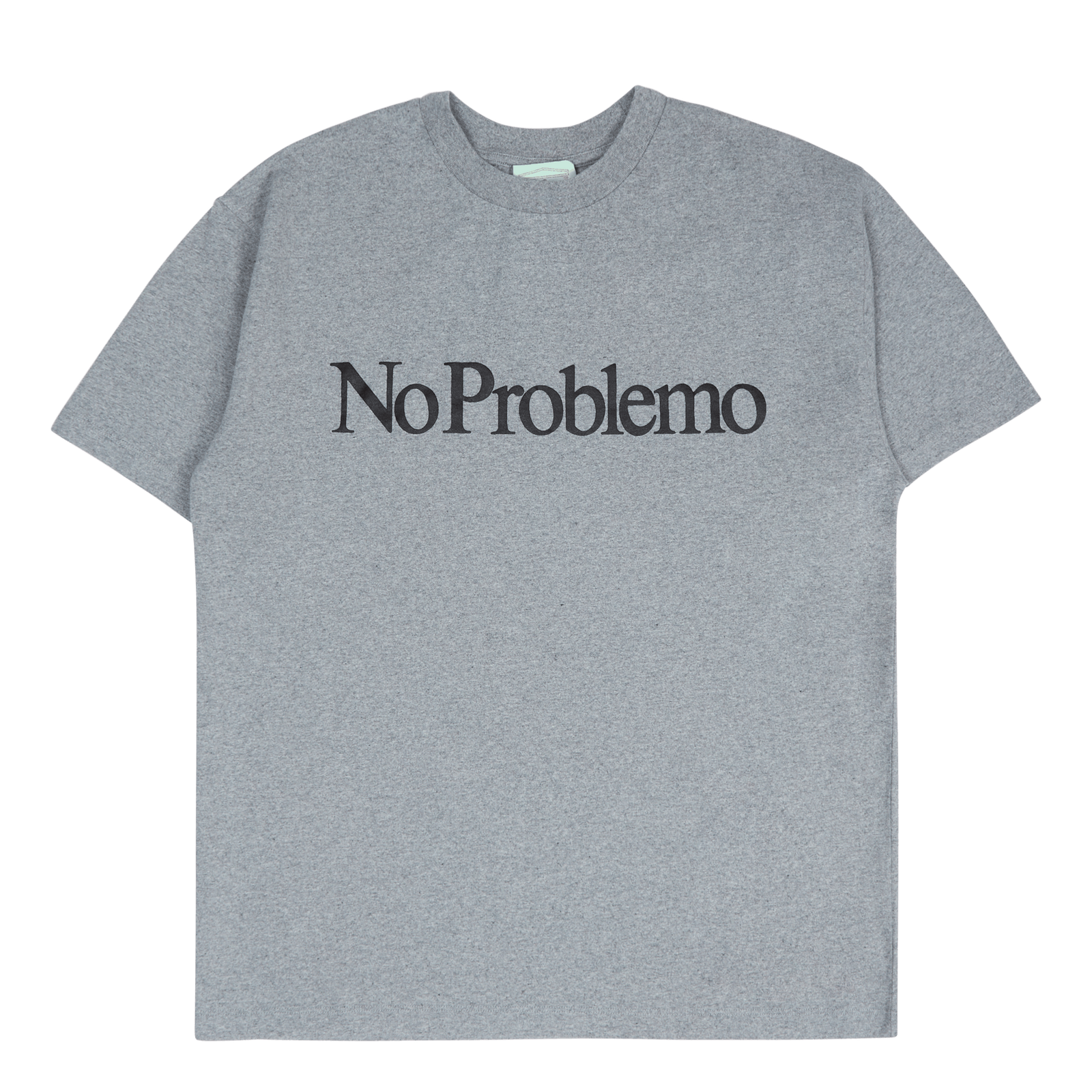 No Problemo Ss Tee Grey Marl