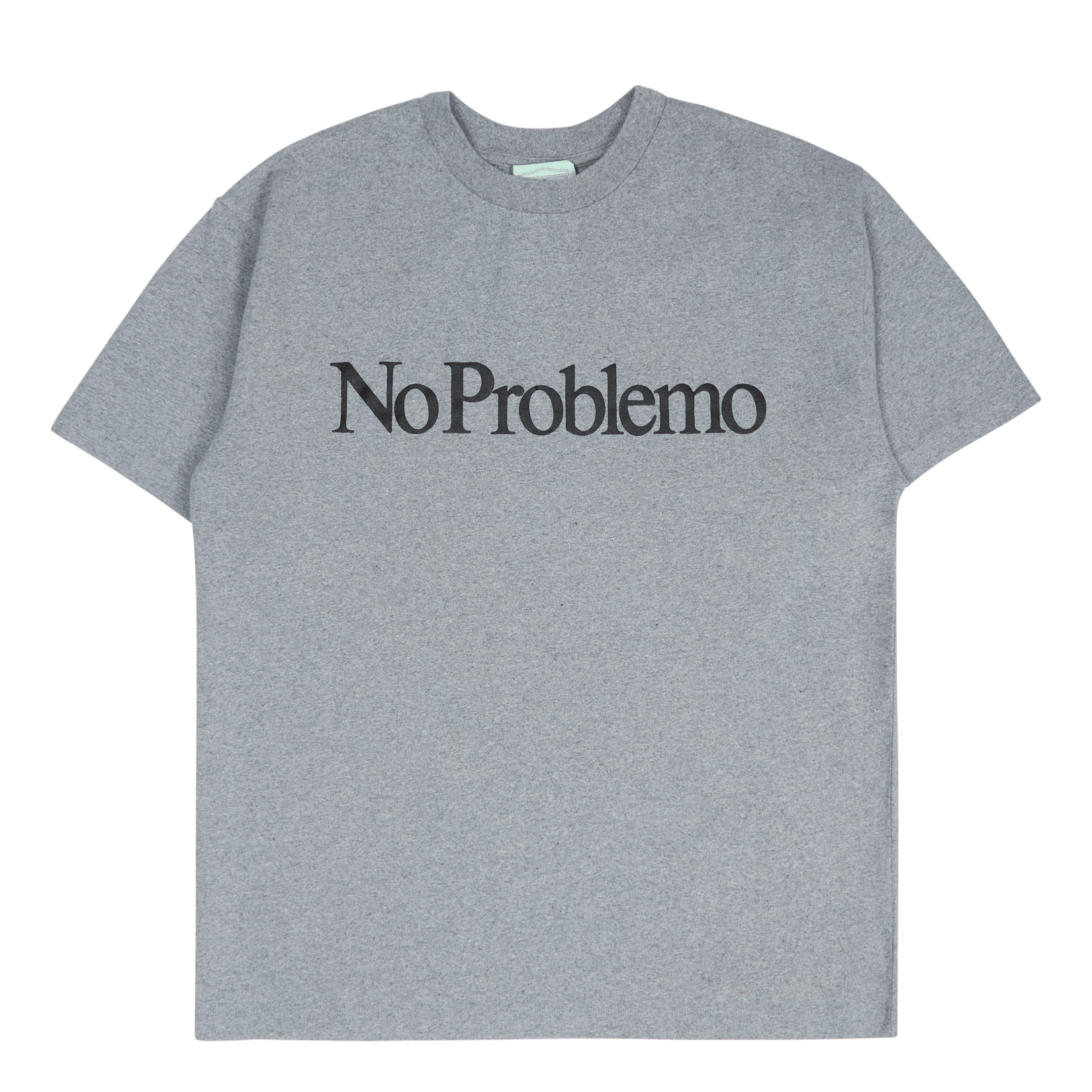 No Problemo Ss Tee Grey Marl