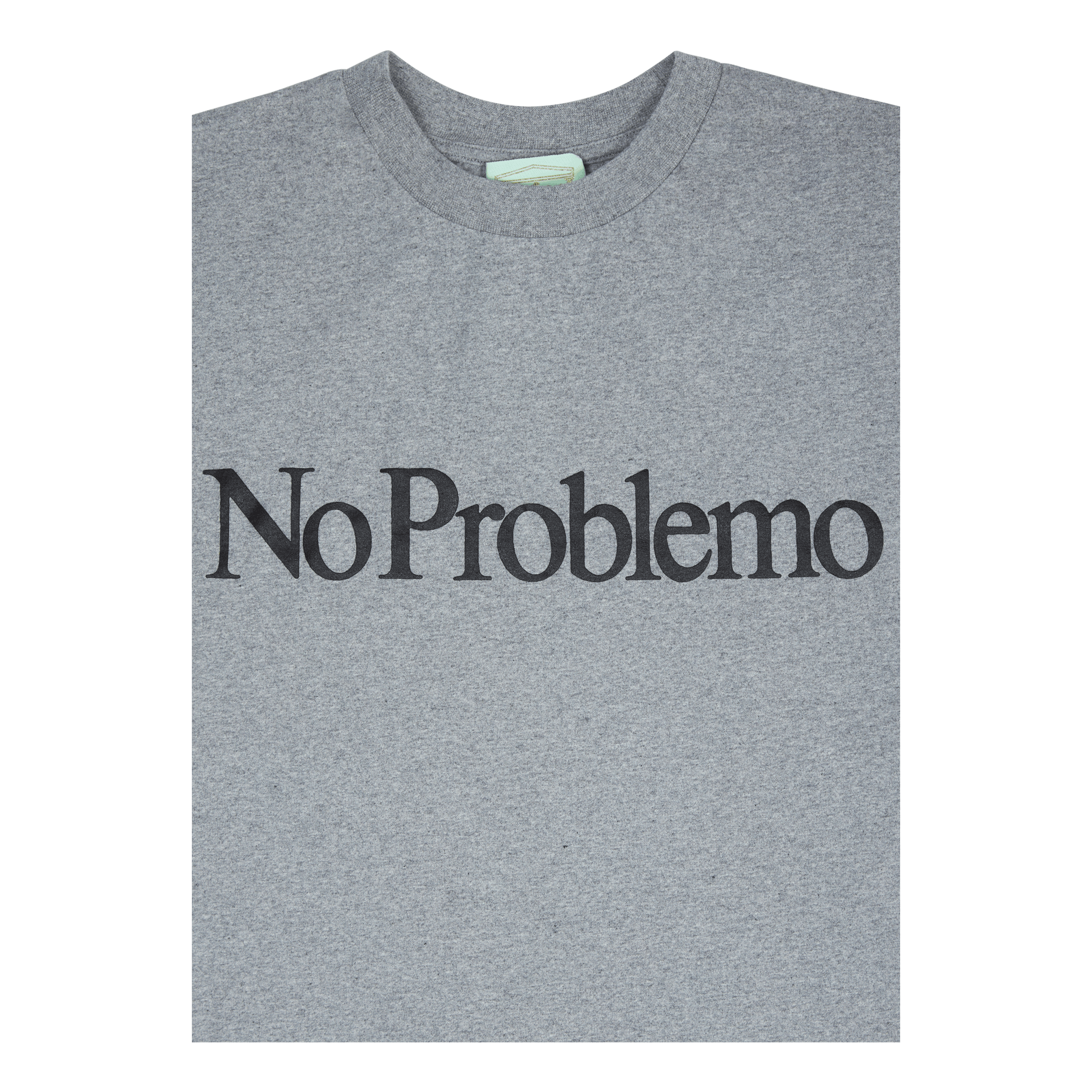 No Problemo Ss Tee Grey Marl