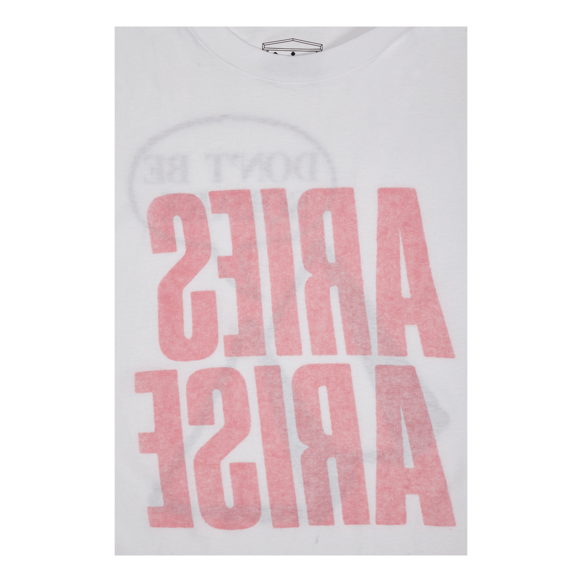 Don T Be A  Inside Out Tee White