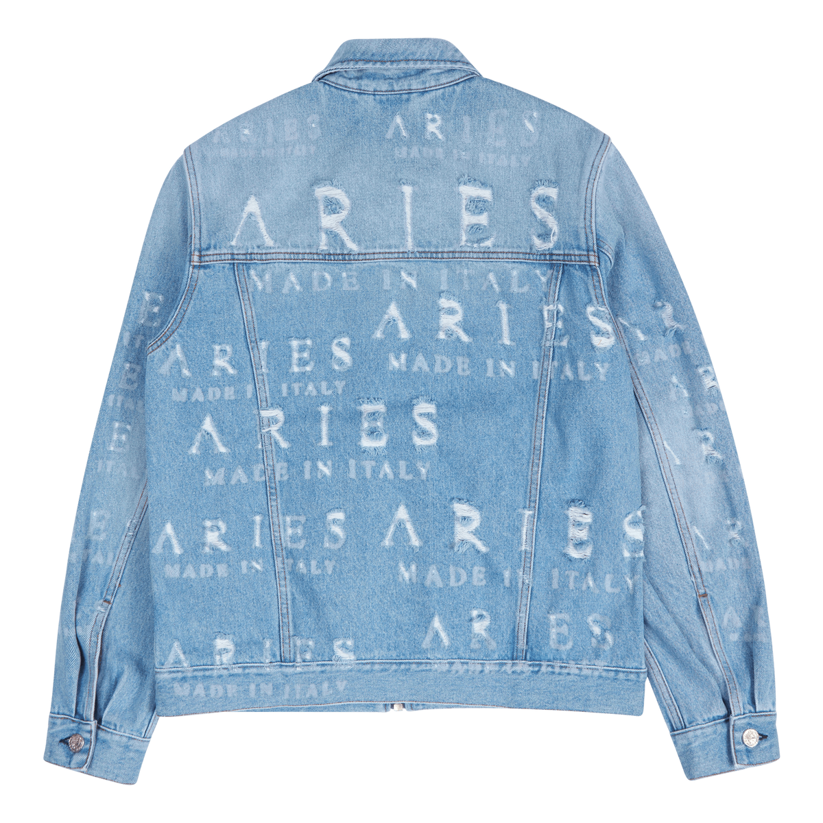 Destroyed Jean Jacket Blue