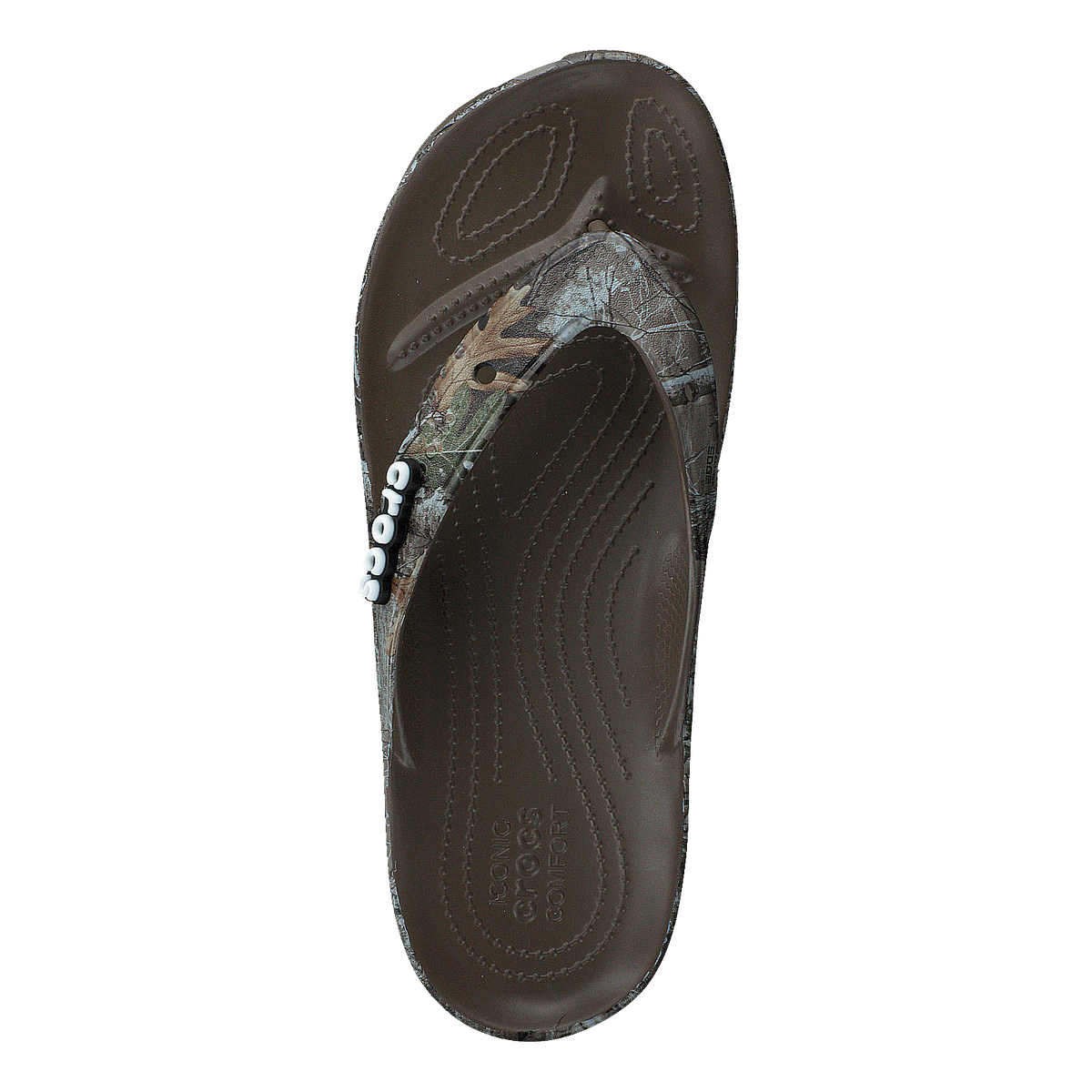 Crocs Classic All Terrain Flip Flop Real Tree Brown Caliroots
