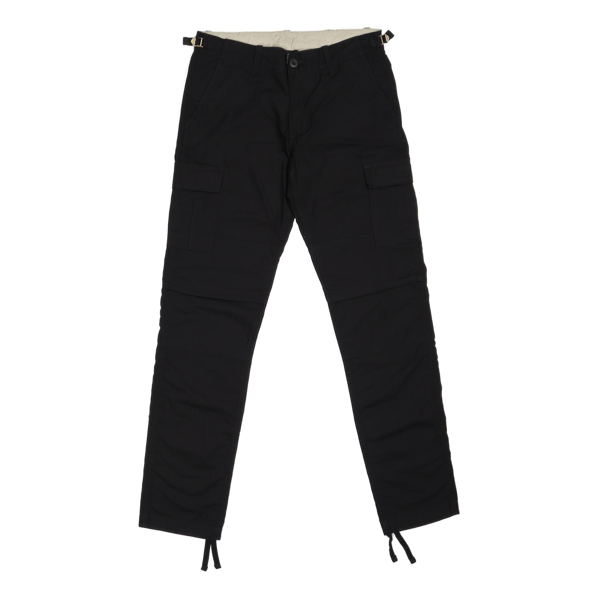 W Aviation Pant Black Rinsed