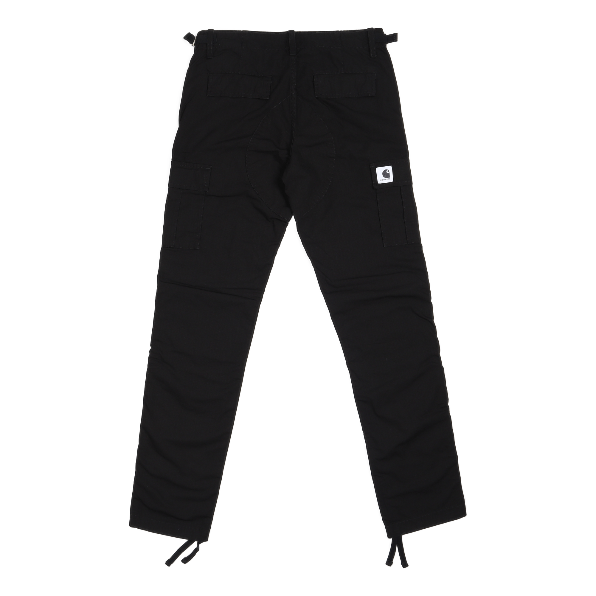 W Aviation Pant Black Rinsed