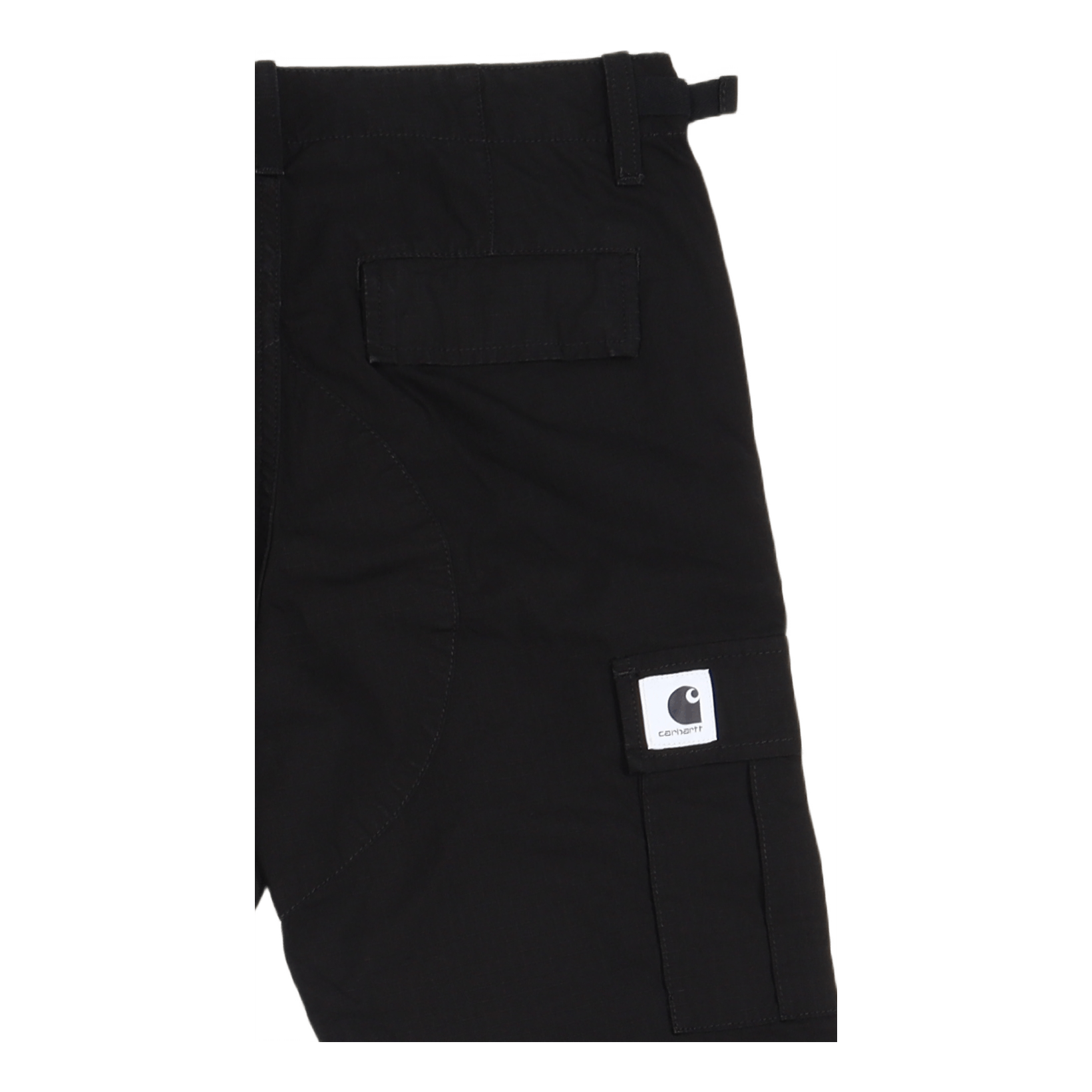 W Aviation Pant Black Rinsed