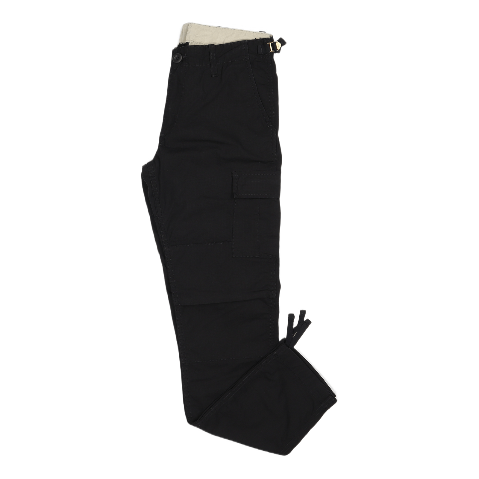 W Aviation Pant Black Rinsed