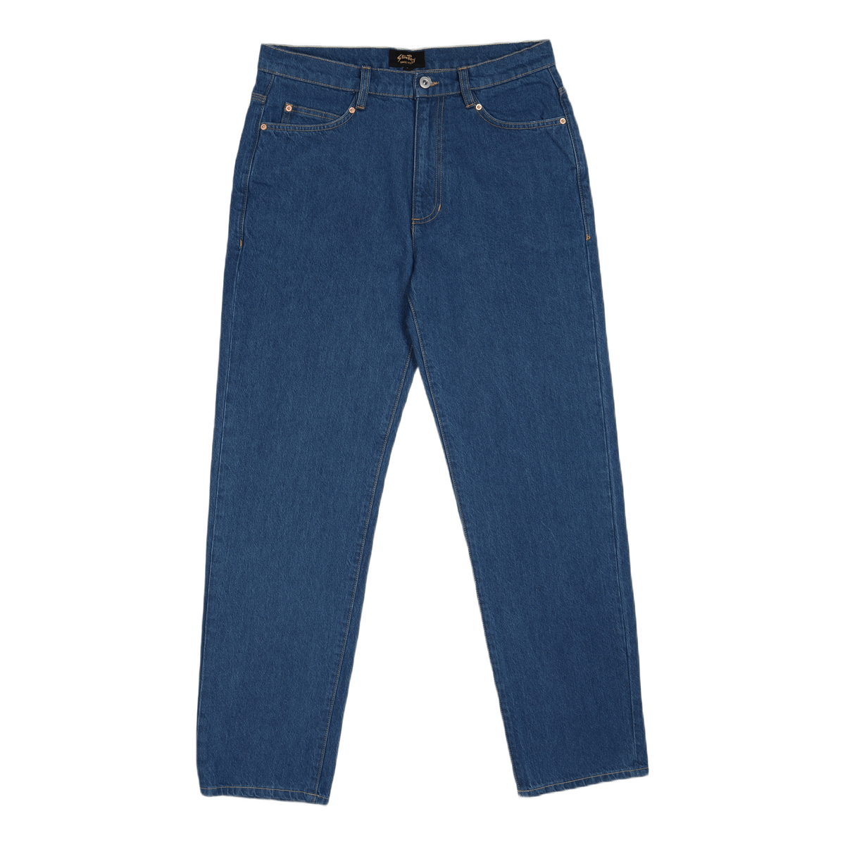 5 Pocket Straight Light Stone Denim