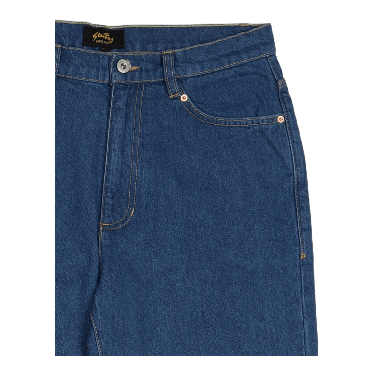 5 Pocket Straight Light Stone Denim