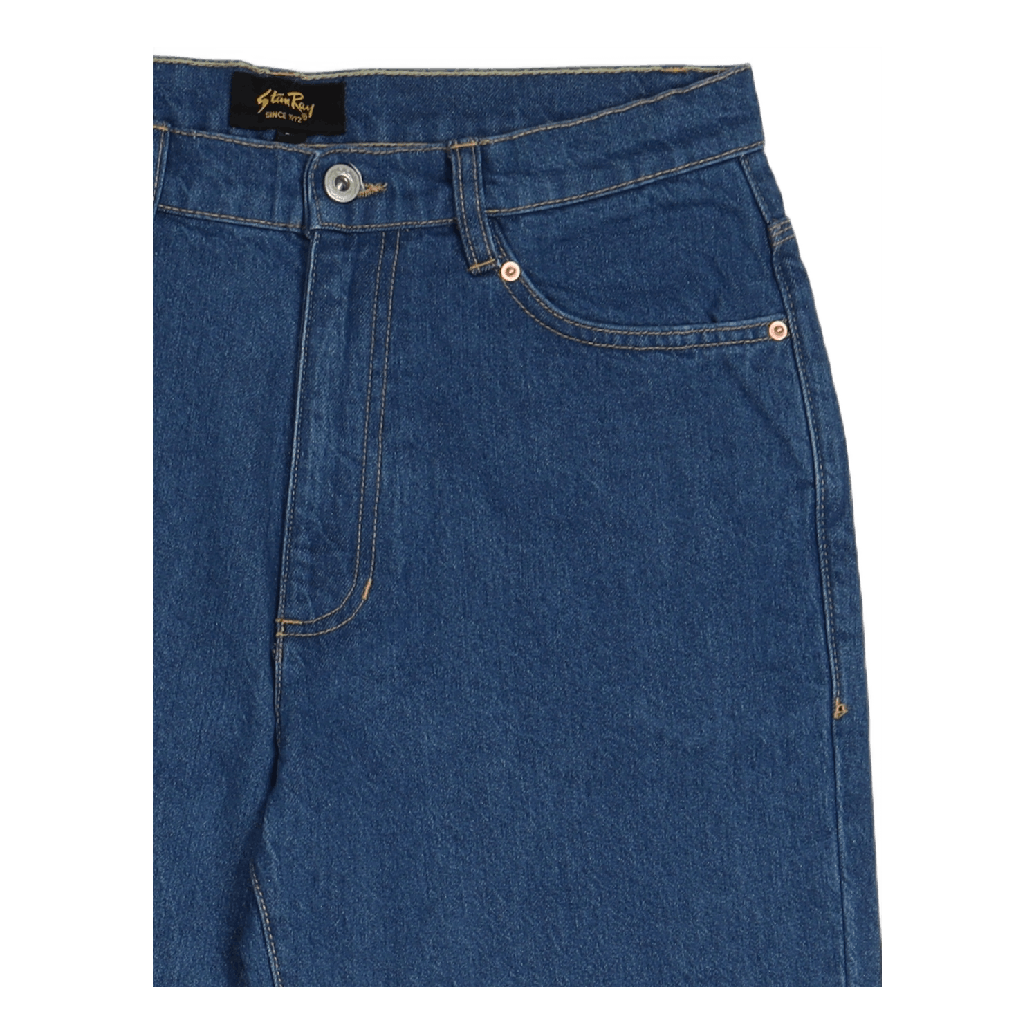 5 Pocket Straight Light Stone Denim