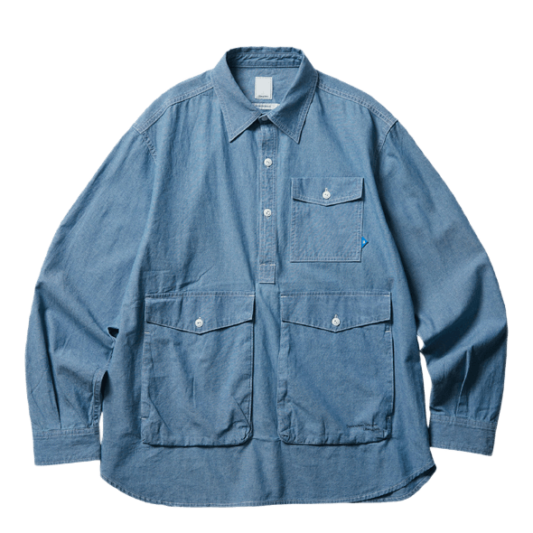 Teepee Pullover Chambray  Shir Indigo