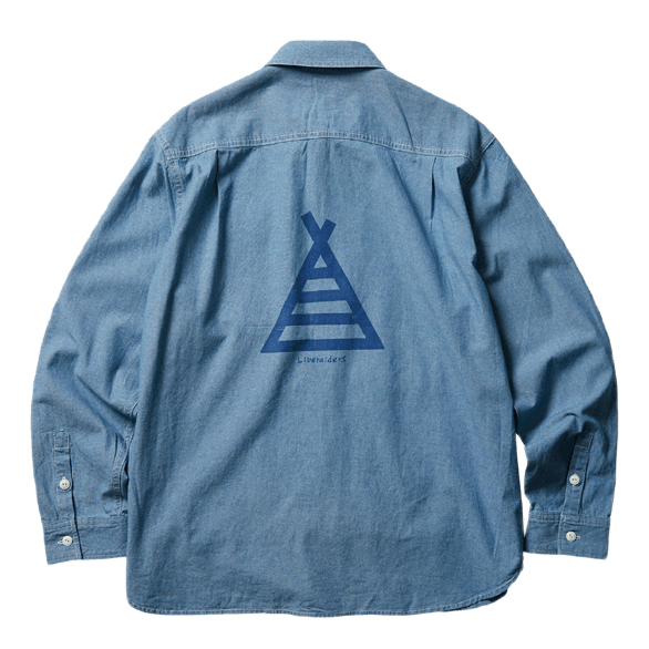 Teepee Pullover Chambray  Shir Indigo