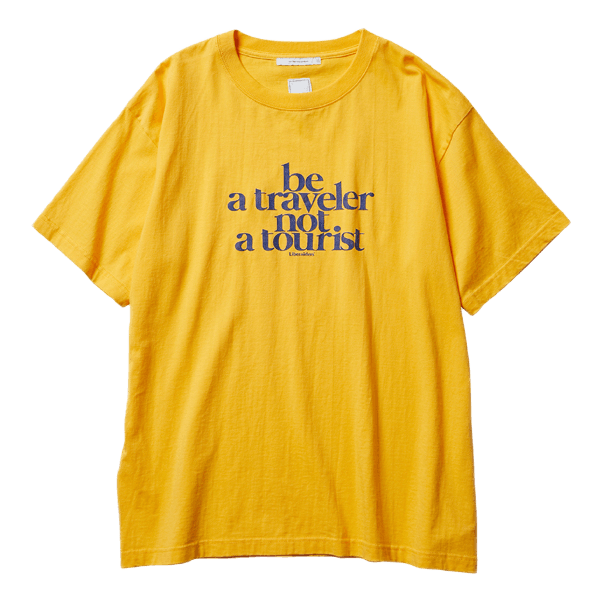 Be A Traveler Tee Yellow