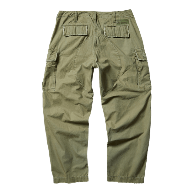 Repaired Rip Stop Pants Olive