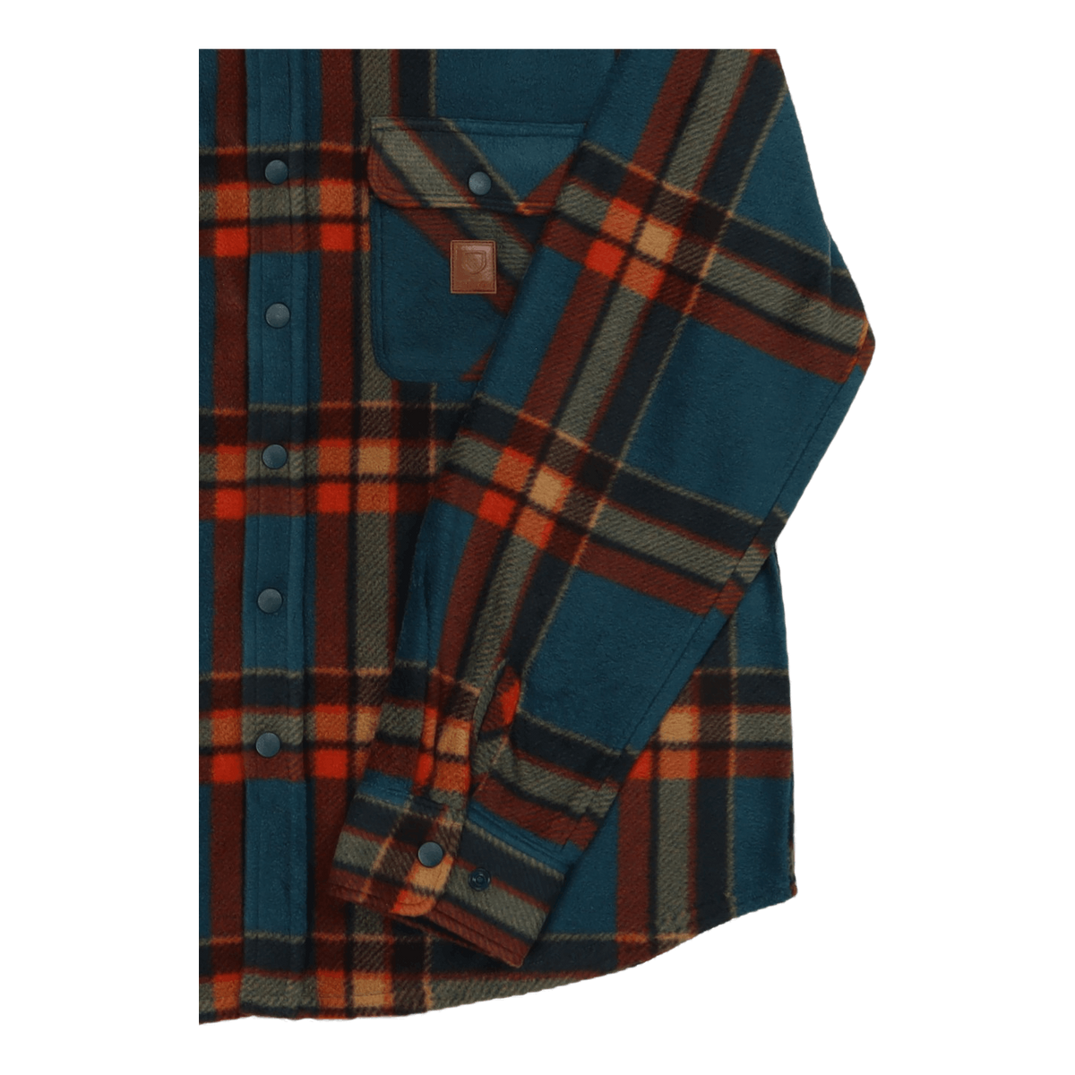 Bowery L/s Arctic Stretch Flee Deep Blue Plaid