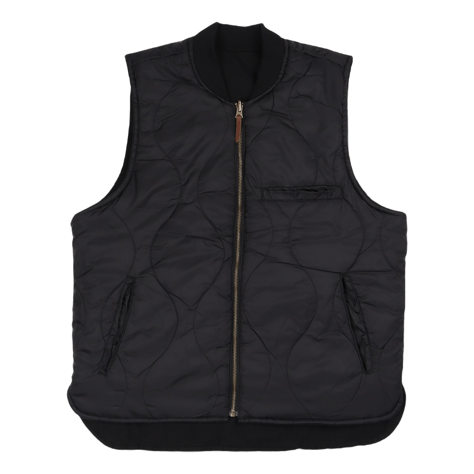 Abraham Rev Vest Black/black