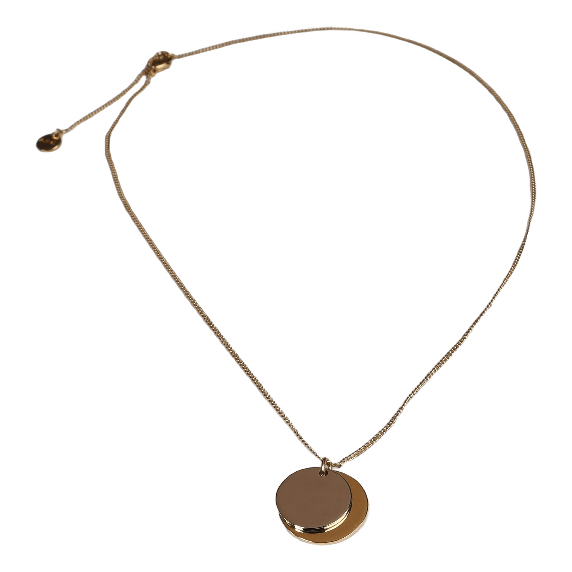 Collier Eloi Double Medaille Bicolore