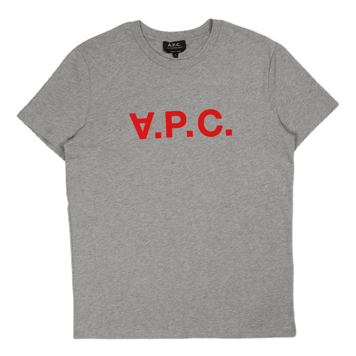 T-shirt Vpc H Neon Rouge Gris Clair Chine