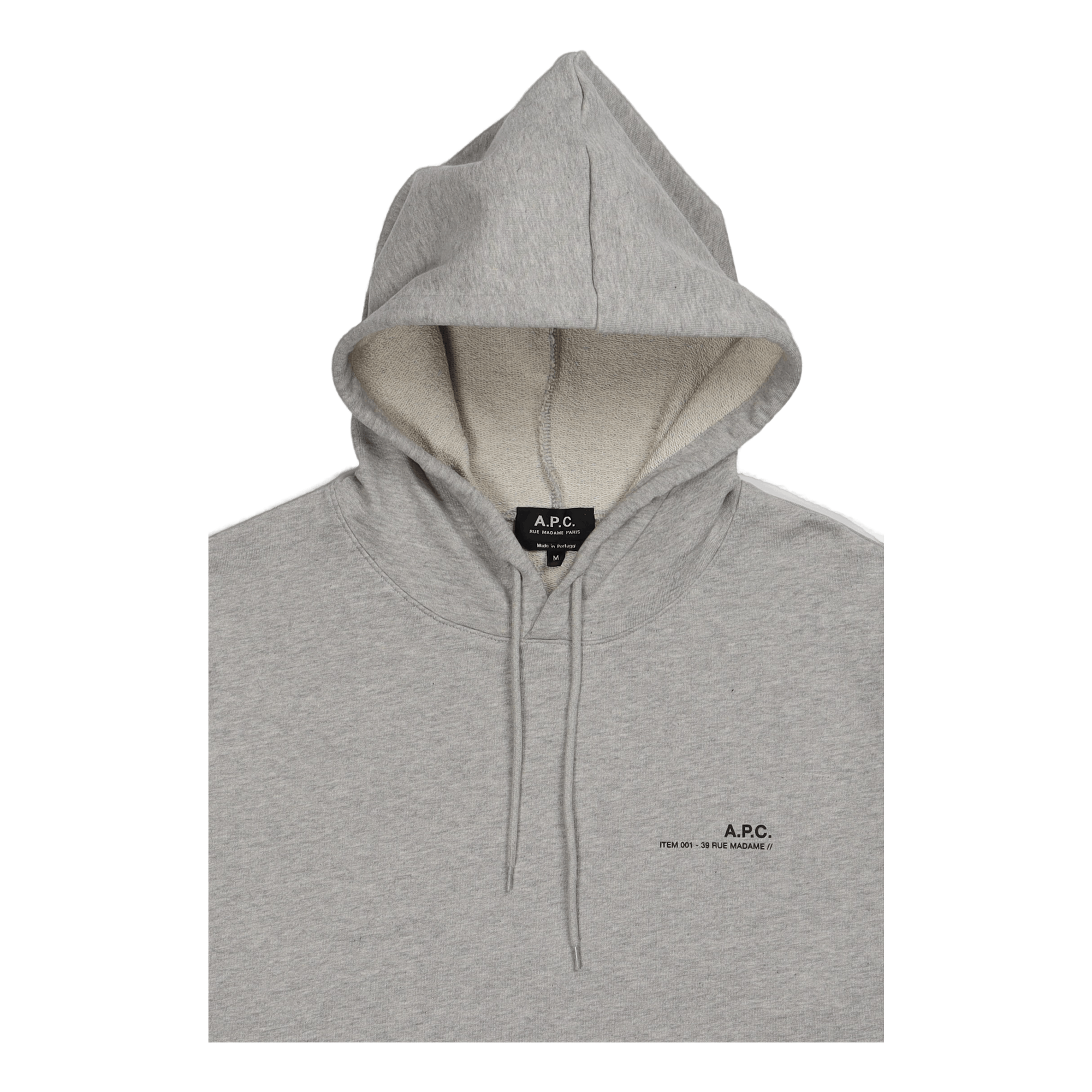 Hoodie Item H Gris Chine Clair