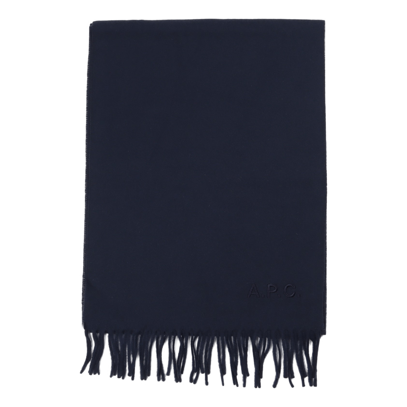 Echarpe Ambroise Brodee Dark Navy