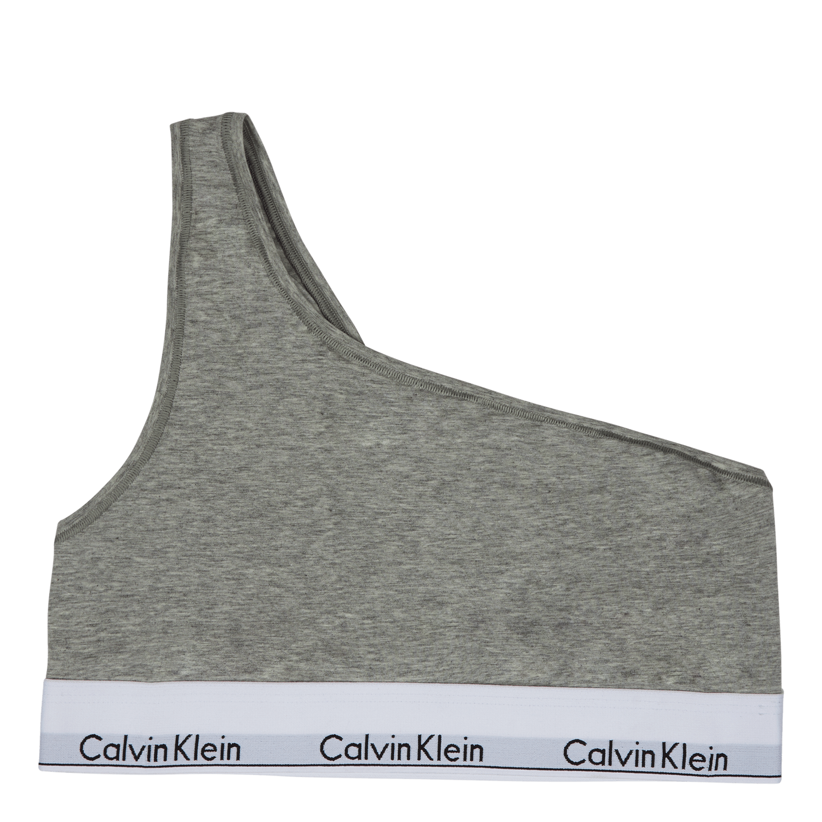 Unlined Bralette (one Shoulder Grey