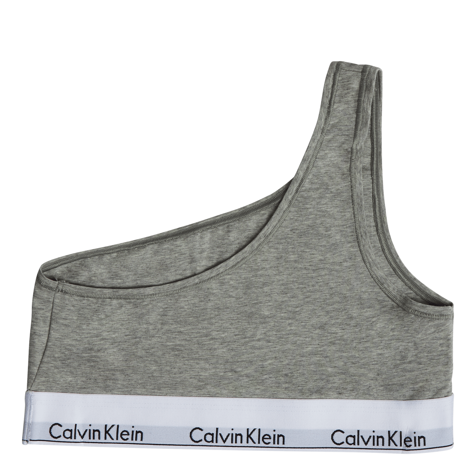 Unlined Bralette (one Shoulder Grey