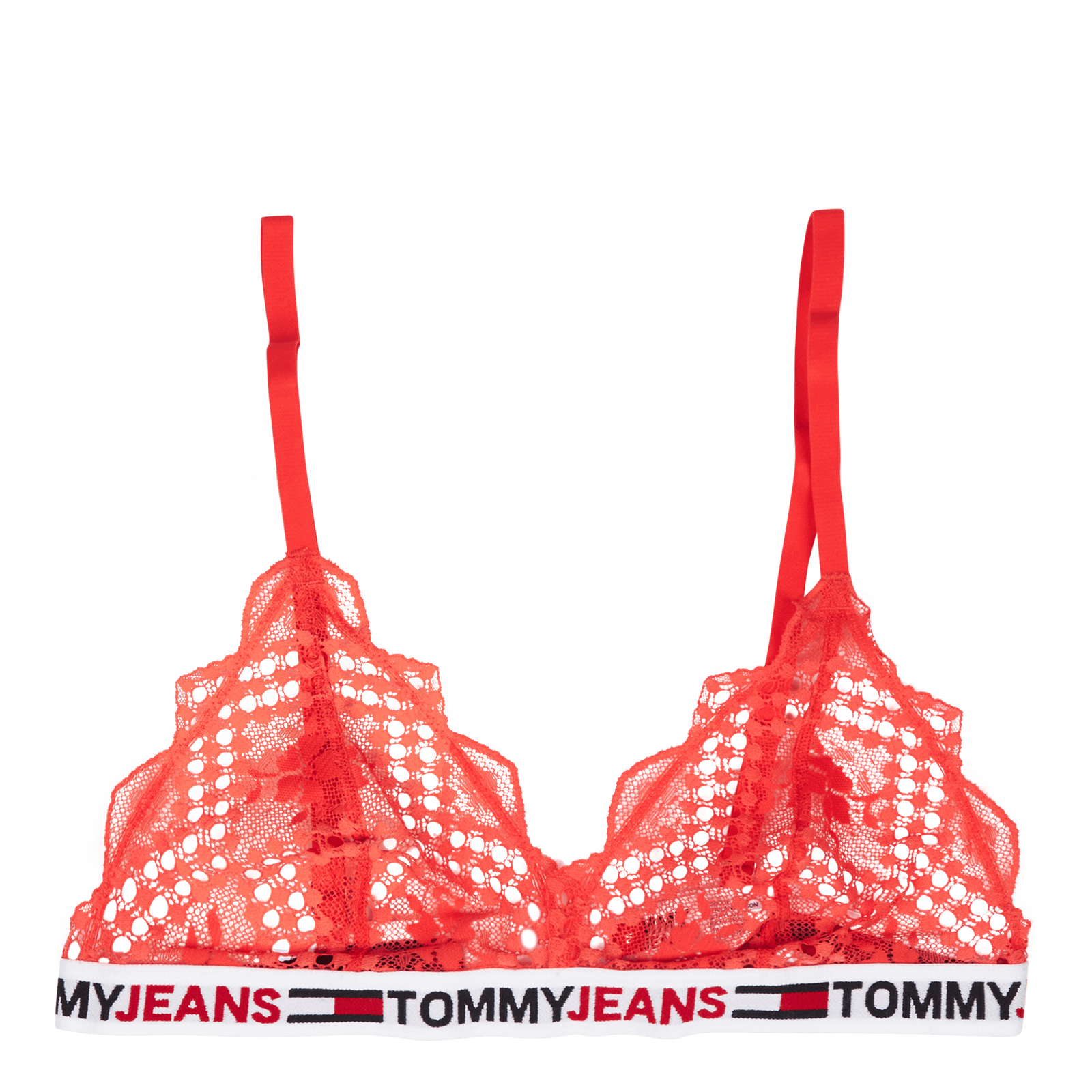 Unlined Triangle Bright Vermillion