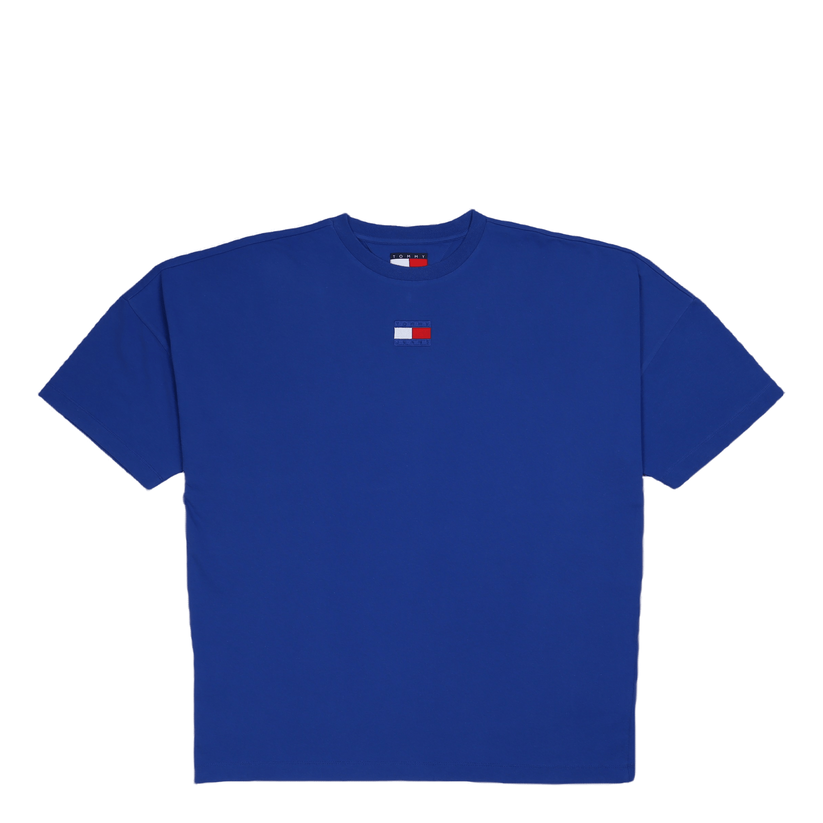 Tjcu Split Hem Flag Tee Cobalt