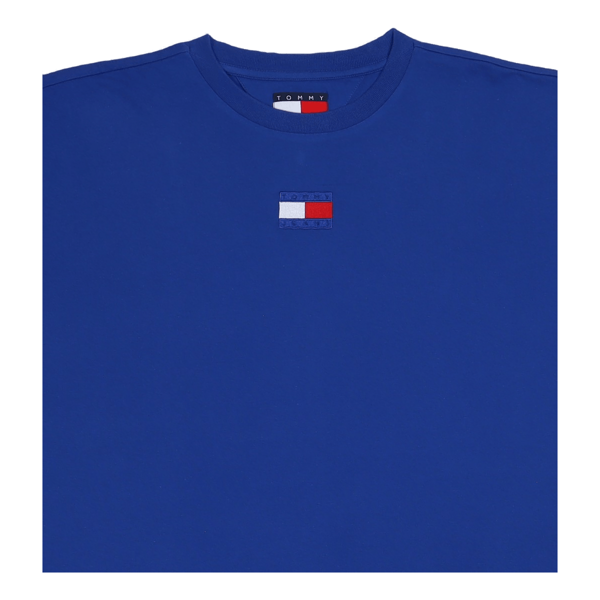 Tjcu Split Hem Flag Tee Cobalt