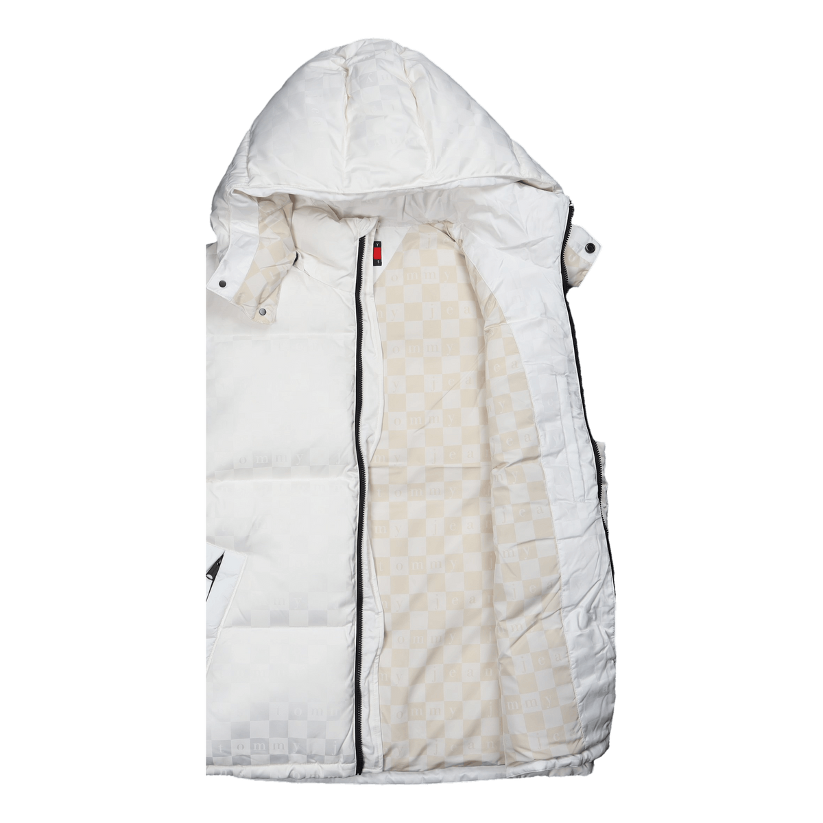Tjcu Monogram Puffer Jacket Ancient White