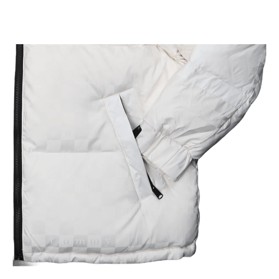 Tjcu Monogram Puffer Jacket Ancient White