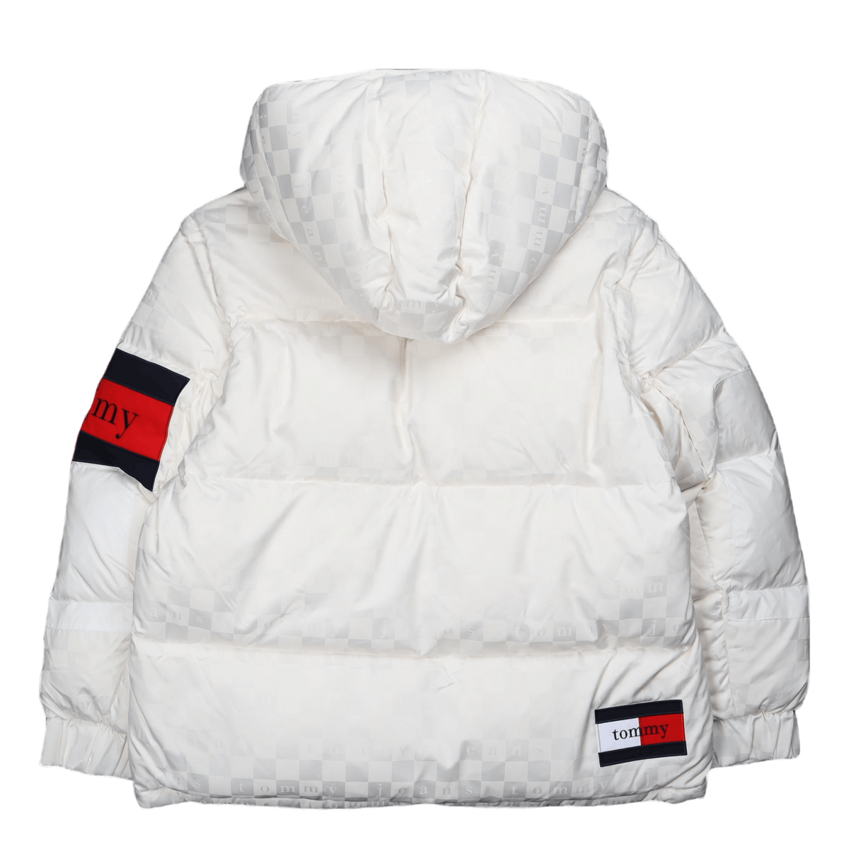 Tjcu Monogram Puffer Jacket Ancient White