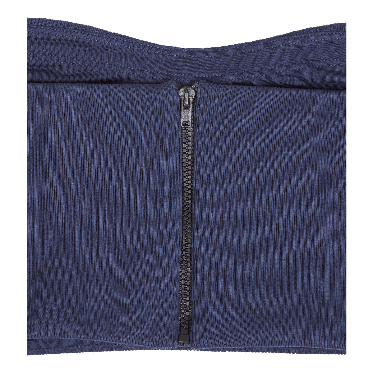 Tjcw Bandeu Flag Crop Top Yale Navy