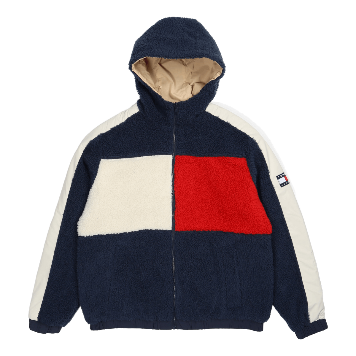 Tjm Reversible Sherpa Jacket Twilight Navy / Multi