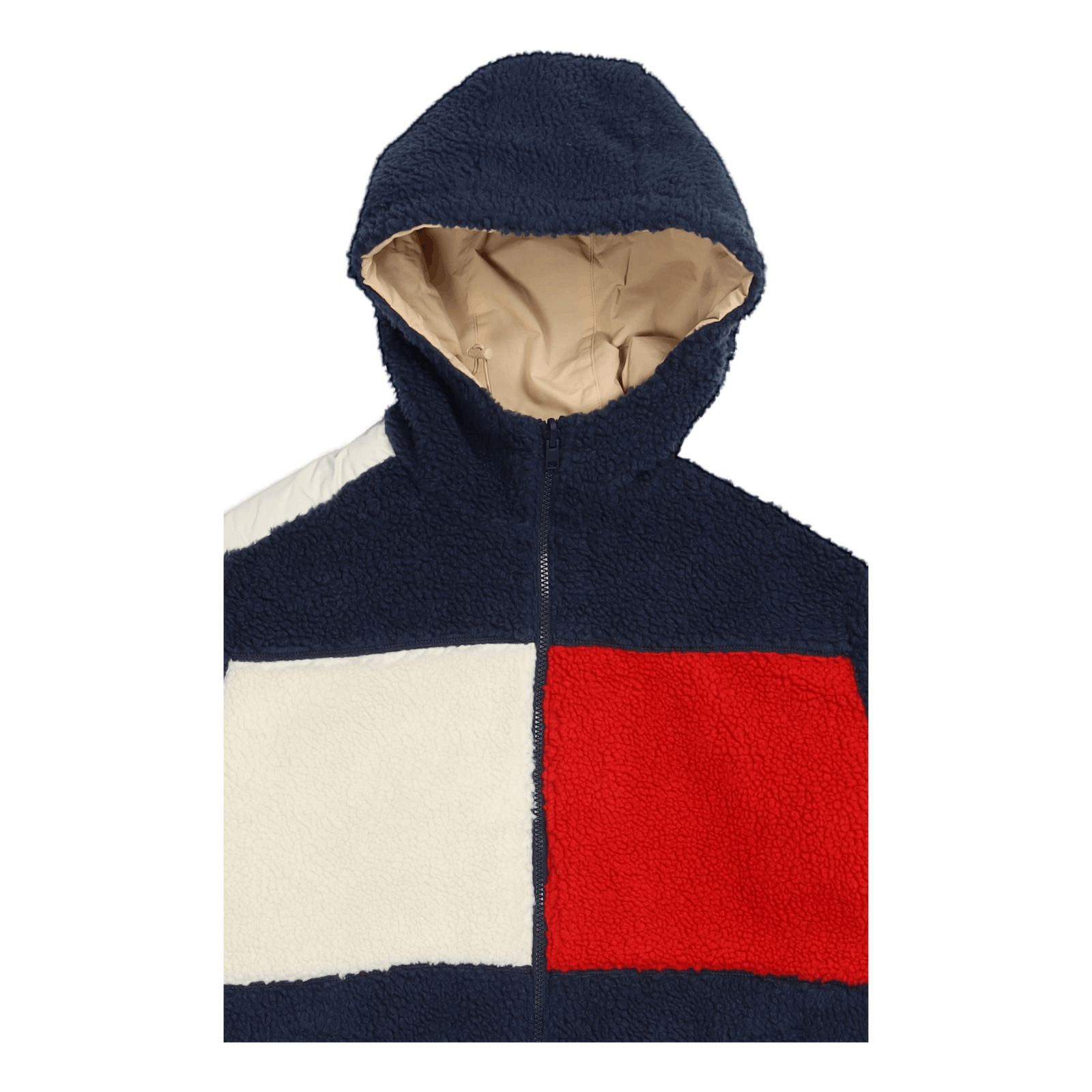 Tjm Reversible Sherpa Jacket Twilight Navy / Multi