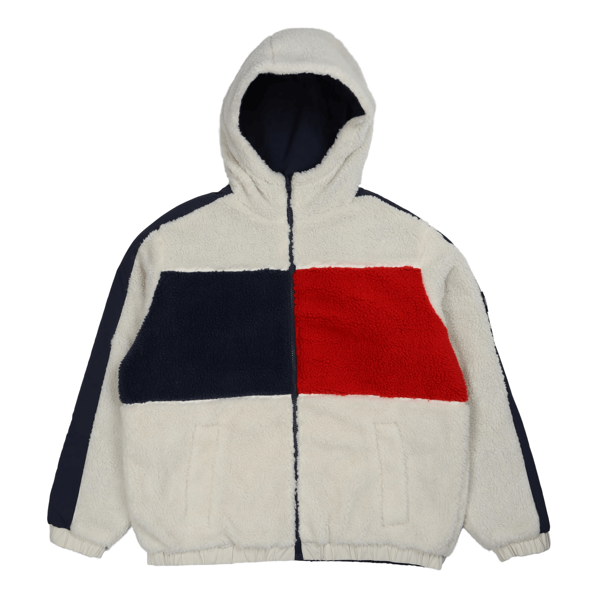 Tjm Reversible Sherpa Jacket Ancient White / Multi