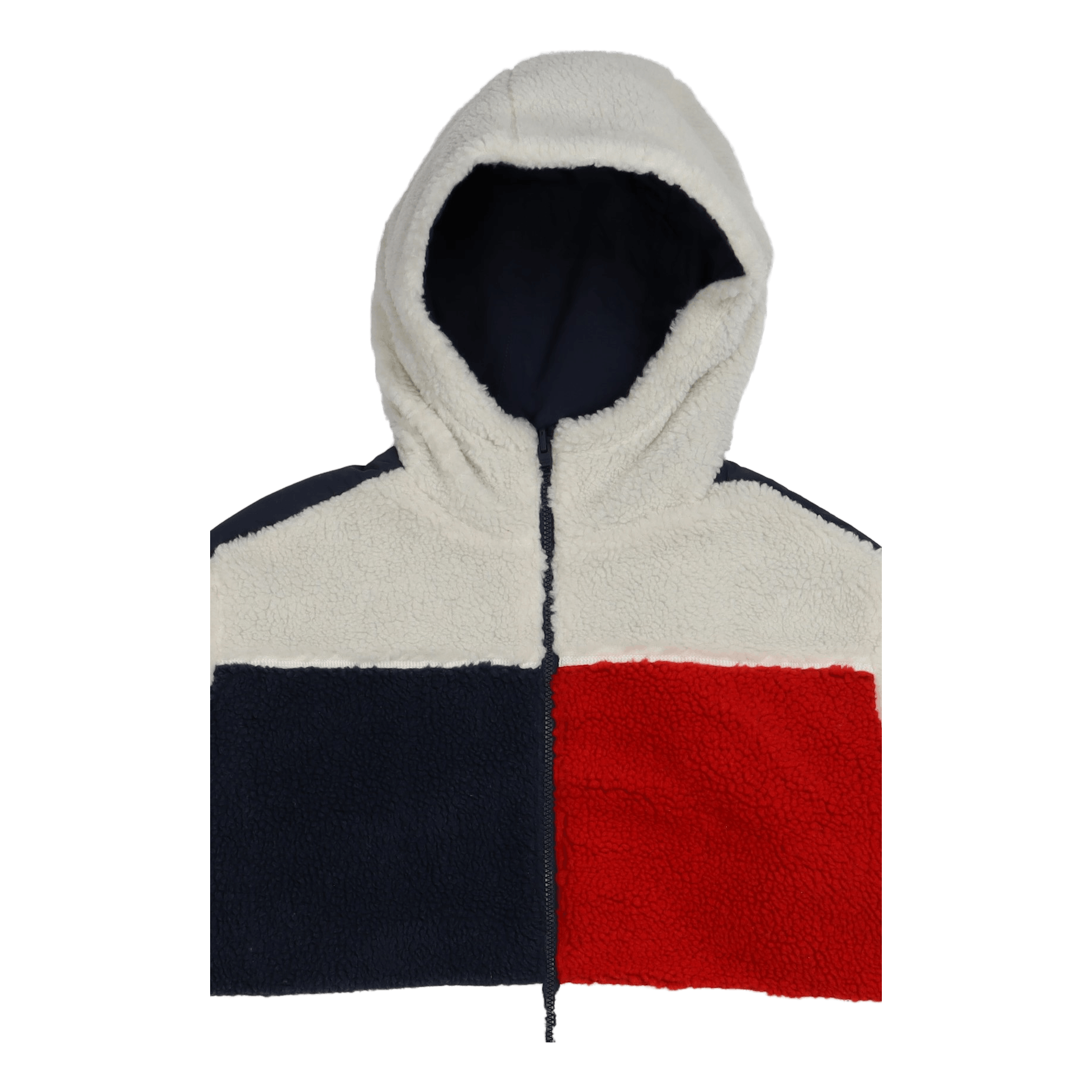 Tjm Reversible Sherpa Jacket Ancient White / Multi