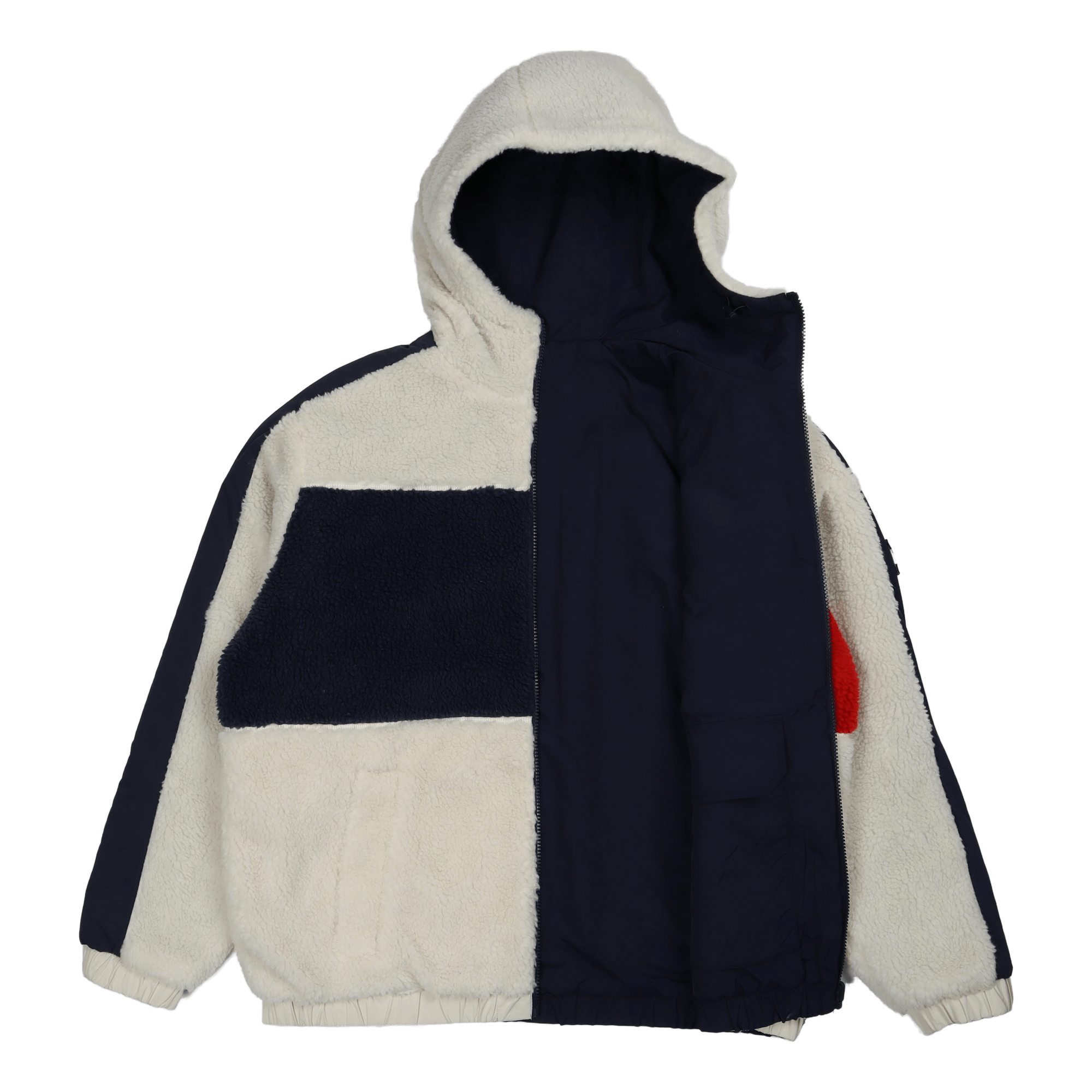 Tjm Reversible Sherpa Jacket Ancient White / Multi