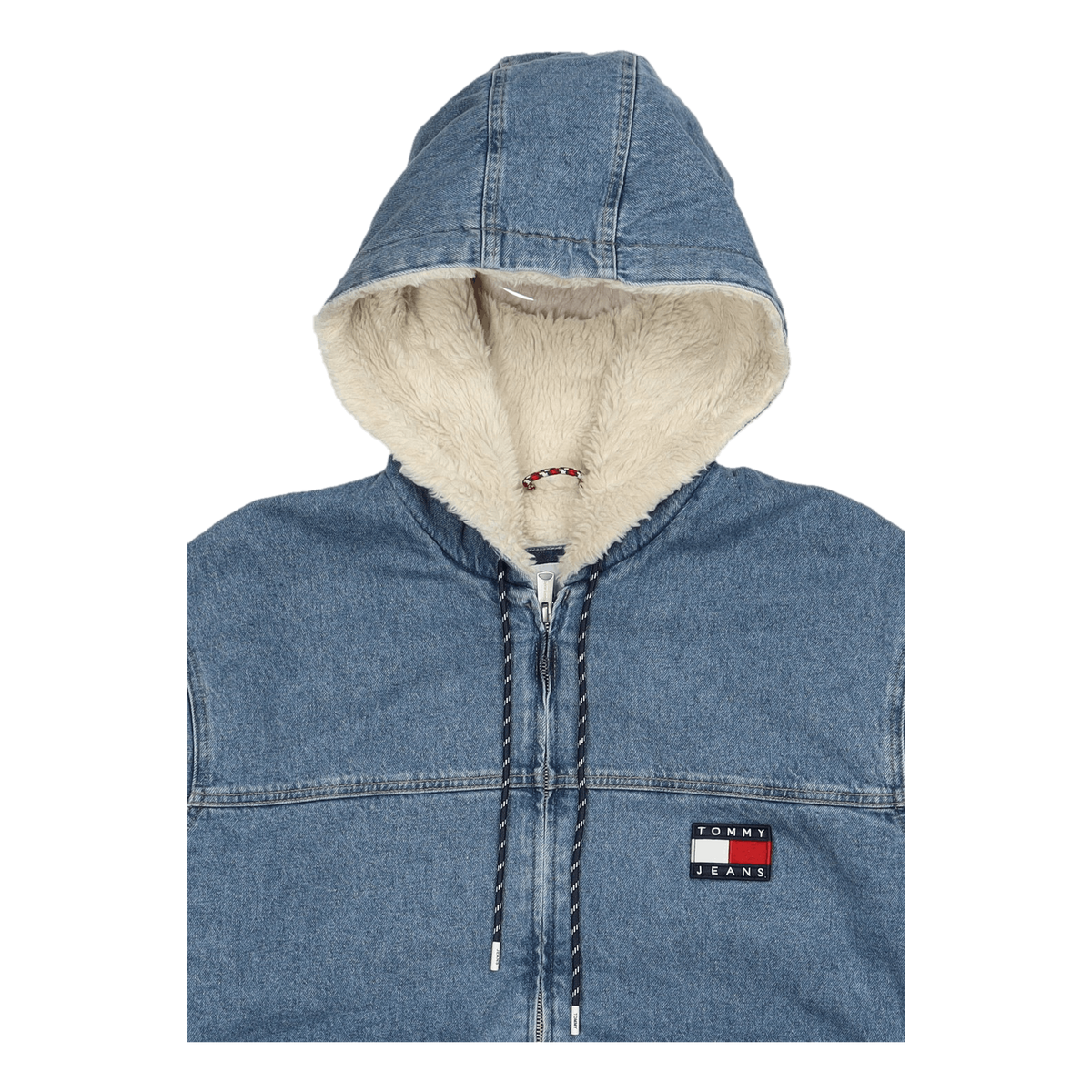 Dnm Hooded Sherpa Jckt Df6136 Denim Medium