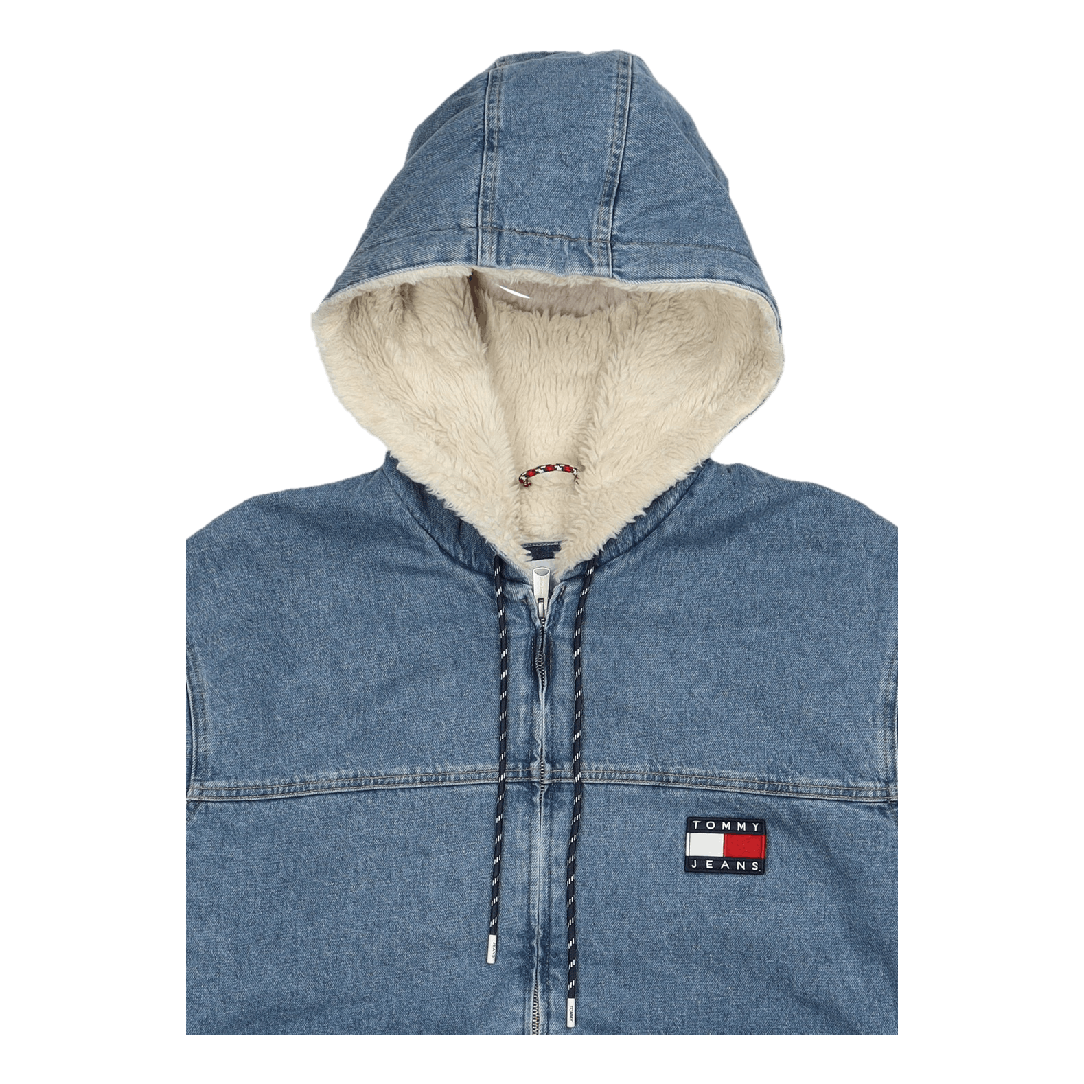 Dnm Hooded Sherpa Jckt Df6136 Denim Medium