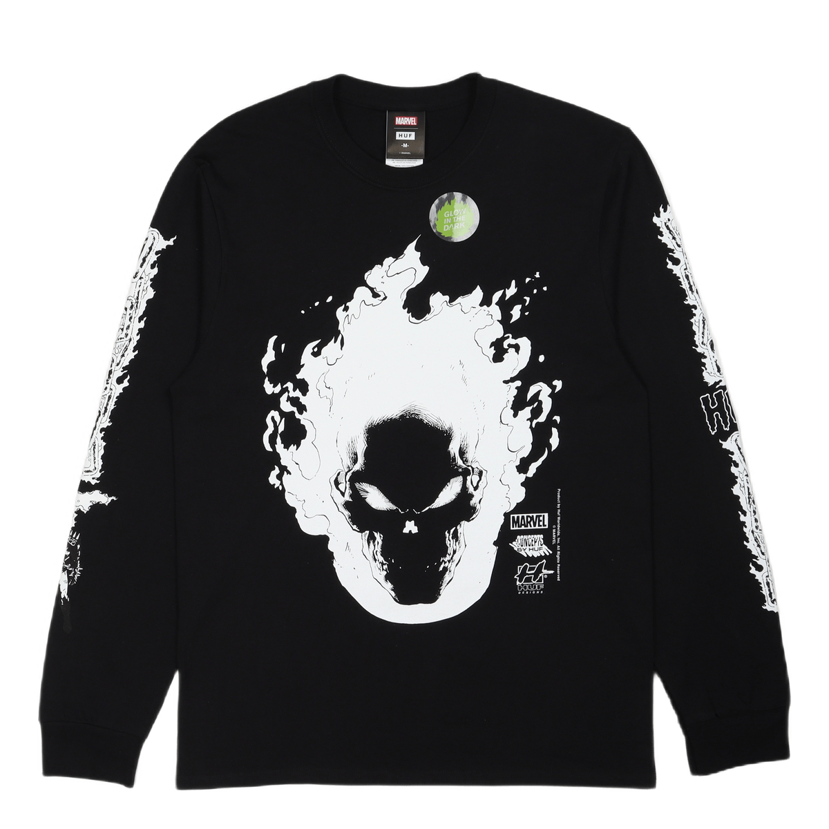 Ghost Rider L/s Tee Black