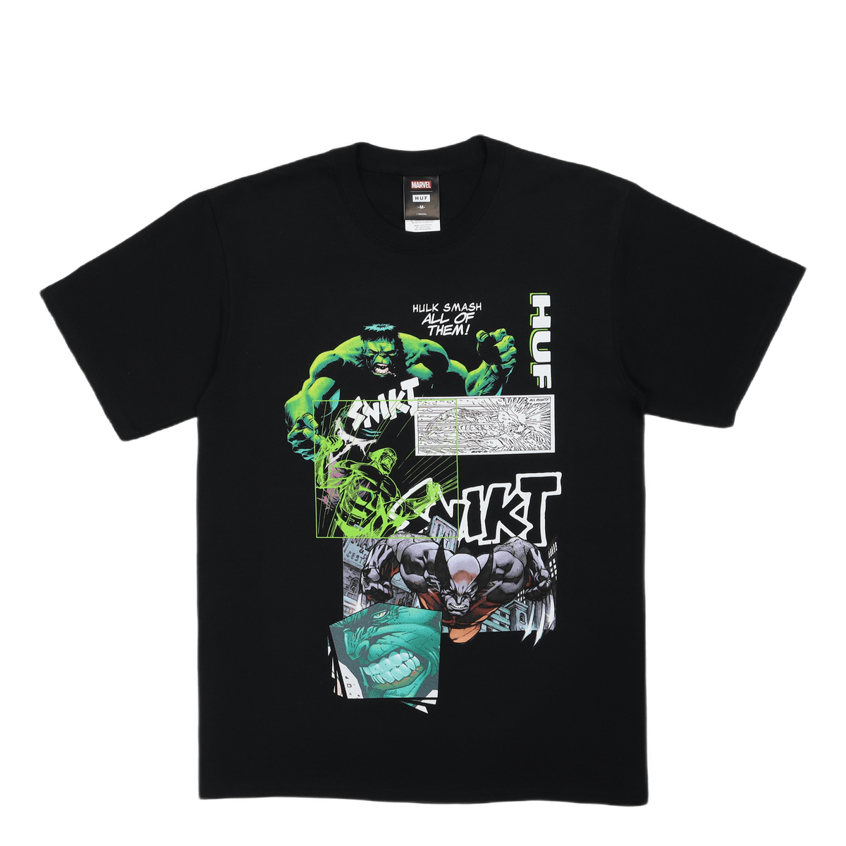 Smash Up S/s Tee Black