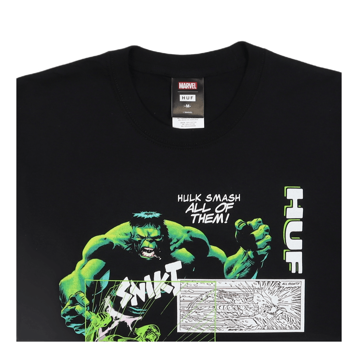 Smash Up S/s Tee Black