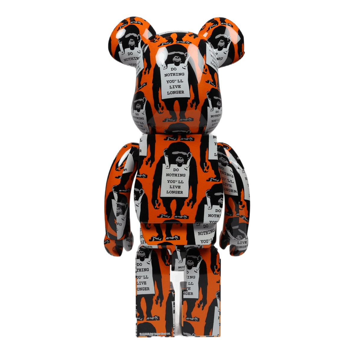 Be@rbrick Monkey Sign 1000％ Multi