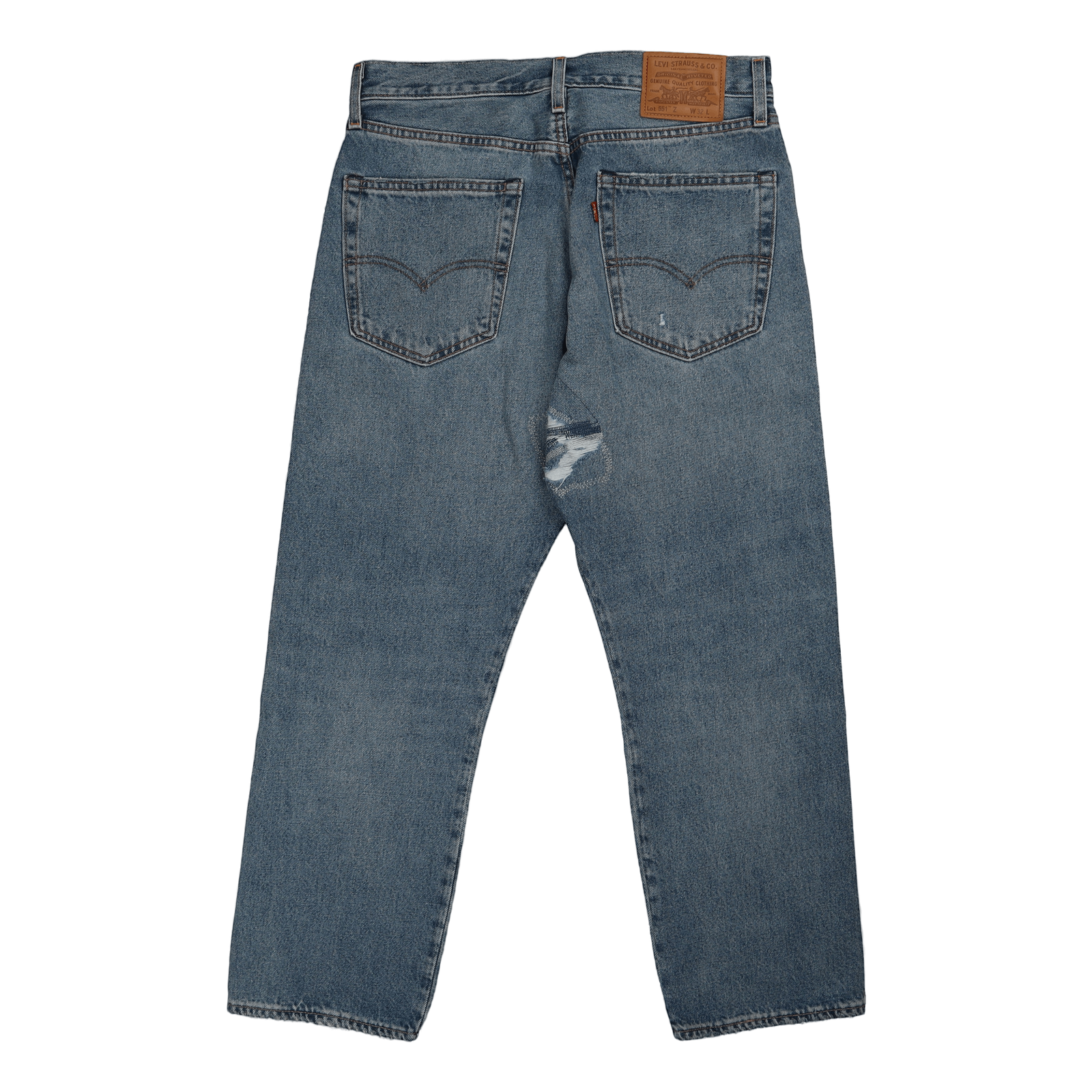 551z Straight Crop Light Indigo